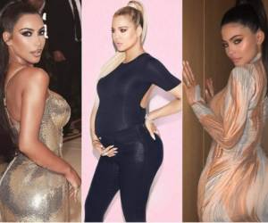 Kim, Khloé y Kylie Kardashian al igual que la duquesa Kate y la actriz Eva Longoria recibieron visita de la cigüeña en este 2018.