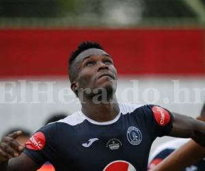 Rubilio Castillo, delantero de Motagua. (Foto: Deportes EL HERALDO)