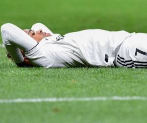 El delantero español - dominicano Mariano del Real Madrid se encuentra en el campo de juego durante el partido de fútbol del grupo G de la Liga de Campeones de la UEFA entre el PFC CSKA Moscú y el Real Madrid CF en el estadio Luzhniki en Moscú.