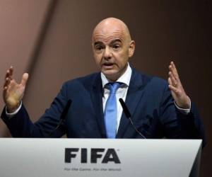 El presidente de la FIFA, Gianni Infantino, considera incrementar el número de participantes en un Mundial y ahora unificar la eliminatoria para América (Foto: Agencias / El Heraldo Honduras / Noticias El Heraldo / Deportes El Heraldo)