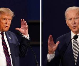 Trump dijo que sería 'genial' tener un segundo debate frente a frente con Biden, por su parte el exvicepresidente dijo que debía ser bajo estrictas medidas de bioseguridad. Foto: AP