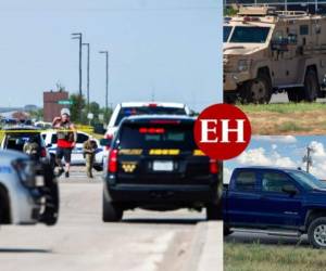 Al menos cinco personas murieron y al menos otras 21 personas resultaron heridas el sábado durante un tiroteo en el oeste de Texas, Estados Unidos, informó el jefe de la policía de Odessa. Fotos: Agencias AFP / AP.