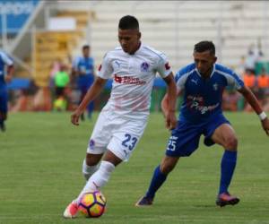 El Olimpia jugó la tarde de este domingo en el Estadio Nacional de Tegucigalpa.