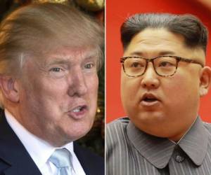 Donald Trump estimó que hay 'una buena posibilidad' de que el líder norcoreano, Kim Jong Un, con quien prevé reunirse a hacia finales de mayo, abandone las armas nucleares. (AFP)