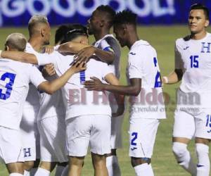 Honduras es líder del grupo C de la Liga de Naciones de Concacaf con seis puntos, por encima de Martinica y Trinidad y Tobago. Foto: EL HERALDO.