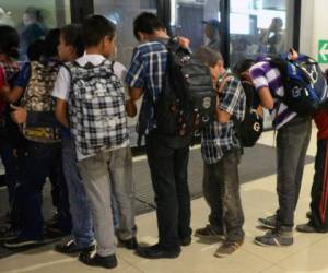 Según Casa Alianza, unos 4,624 menores hondureños han sido detenidos en Estados Unidos por agentes fronterizos. Foto: Agencia AFP