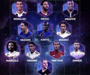 Real Madrid y Barcelona encabezan la lista de los jugadores en el once ideal de la UEFA. Foto: Cortesía UEFA