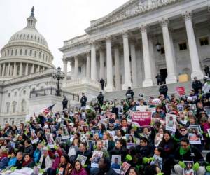 Los jóvenes soñadores han realizado protestas desde la semana anterior. Foto: Agencia AP