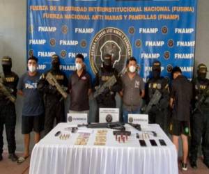 La Fuerza Nacional Antimaras y Pandillas remitirá a los detenidos a la Fiscalía de turno.