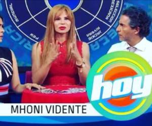 Mhoni Vidente durante el programa Hoy de la cadena Televisa.