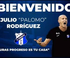 Los progreseños anunciaron la llegada de su nuevo entrenador. Foto: Facebook Honduras Progreso