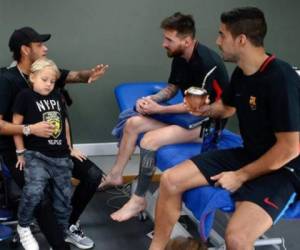 Neymar junto a Leo Messi y Luis Suárez. (Foto: Cortesía Instagram)