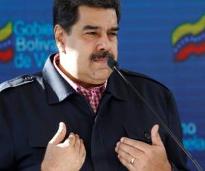 El presidente de Venezuela, Nicolás Maduro, acusó a Colombia y Brasil de conspirar para un golpe de Estado junto a Estados Unidos. Foto: Agencia AP