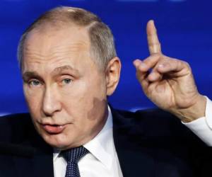 Vladimir Putin, presidente de Rusia. AP.