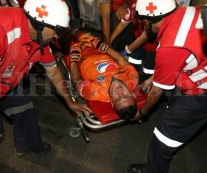 Harold Fonseca salió con mucho dolor de la final ante Platense. Foto: Ronal Aceituno / Grupo Opsa.