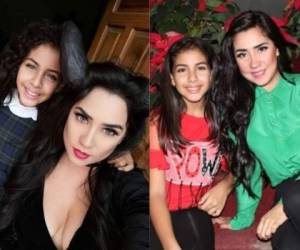 Wendy Membreño es presentadora del programa, Buen Día Centroamérica y madre de la pequeña Daniela Sarahí López Perdomo. El parecido entre madre e hija es realmente sorprendente; la pequeña heredó la belleza de su madre. Fotos: Instagram Wendy Membreño.