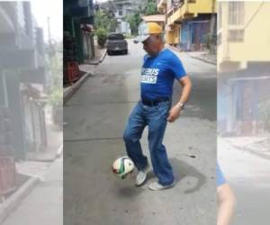 El veterano entrenador continúa mostrando su intacta calidad futbolística a sus 75 años.