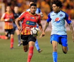 Henry Figueroa en la marca de José Ortíz de Herediano. Rafael Pacheco / La Nación