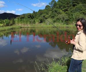 1. En Tatumbla, Francisco Morazán, se encuentra la casa de Wilson 'fish', donde los visitantes pueden realizar pesca deportiva. Foto: Eduard Rodríguez/ EL HERALDO