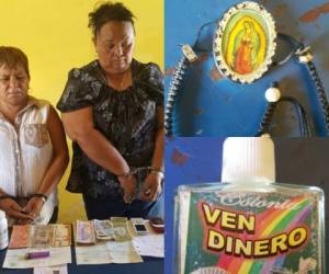 A las sospechosas, identificadas como Gloria Ondina Cruz Santos (53) y Francisca Valle Velásquez (48), se les decomisó sustancias sedantes con las cuales supuestamente adormecían a los ofendidos y luego procedían a despojarles de sus pertenencias.