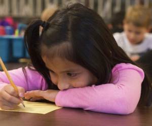 Les cuesta entender las tareas y sus padres a menudo no los pueden ayudar porque tampoco hablan inglés. Foto AP