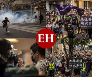 La ley sobre seguridad nacional impuesta por China en Hong Kong otorga al poder central poderes judiciales sin precedentes en la excolonia británica.El texto, promulgado el martes, es considerado por sus detractores como el ataque más grave a las libertades de la 'región administrativa especial' desde su devolución a China en 1997.Ha sido adoptado en reacción a las masivas manifestaciones contra la influencia de Pekín que sacudieron el año pasado el territorio autónomo. Fotos: Agencia AFP.