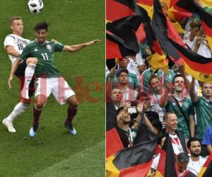 El Encuentro entre México y Alemania ha dejado a los aficionados alterados, pues ha estado bastante reñido. Foto: Agencia AFP
