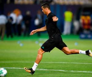 Cristiano Ronaldo es la gran figura de la final de la Supercopa de Europa. (AFP)