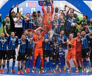 Así fue la celebración del Inter al obtener un nuevo título en Italia.