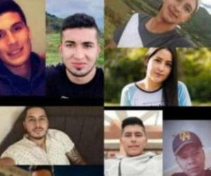 Los jóvenes que murieron en la masacre. Foto: Twitter
