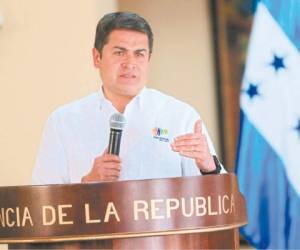 El presidente Juan Orlando Hernández anunció ayer el cierre de la Dirección Ejecutiva de Ingresos en 2016.