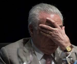 El expresidente brasileño Michel Temer fue detenido este jueves como presunto jefe de 'una organización criminal'. Foto AFP