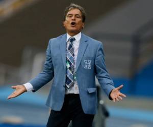 Jorge Luis Pinto, entrenador de la Selección Nacional de Honduras, solo ganó cinco de 18 partidos en su camino rumbo a Rusia 2018 (FOTO: EL HERALDO)