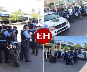 Al menos 20 agentes policiales fueron instruidos para brindar seguridad al Ciclón. (Fotos: Ronal Aceituno / EL HERALDO)