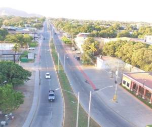 El hasta hace poco llamado bulevar Juan Orlando Hernández está situado en la salida de la ciudad de Choluteca.