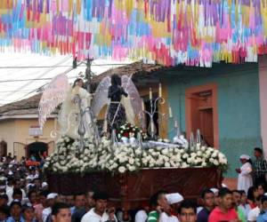 La procesión de San Benito tiene una duración de cinco horas. Foto: Orlando Chávez Esquivel