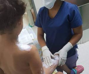 El centro asistencial detalla que la primera causa de mortalidad infantil son los accidentes caseros. Fotos cortesía Hospital Escuela Universitario.