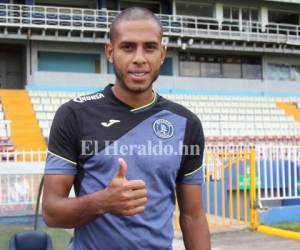 Eddie Hernández quiere seguir anotando con el Motagua,así como lo hace con la Selección de Honduras.Foto: Juan Salgado