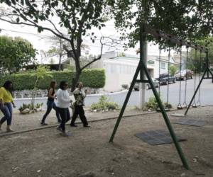 En la actualidad el parque tiene mantenimiento de los vecinos del sector de Río Grande. Foto : Alejandro Amador/ EL Heraldo