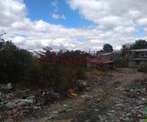Lleno de basura permanece el sector de La Pedreda de la colonia Reynel Fúnez de la capital de Honduras.