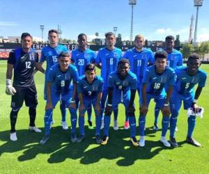 Foto de archivo de la Selección de Honduras Sub-20 durante su preparación meses atrás.