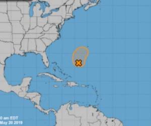 Centro Nacional de Huracanes informó que la tormenta Andrea se formó entre Las Bahamas y la Isla Bermuda. Foto: Centro Nacional de Huracanes