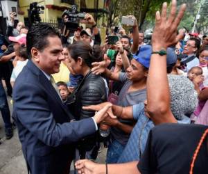 'Es el fenómeno migratorio centroamericano, tenemos alrededor de 60.000 personas de Honduras que cada año están cruzando territorio mexicano', dijo Rivera a la prensa. (Foto: AFP)