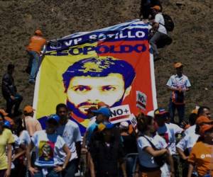 López lo considera la 'ruta' para sacar del poder al presidente Nicolás Maduro. Foto: AFP