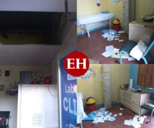 Esta no es la primera vez que ingresan a robar a este centro asistencial de Comayagua. Fotos: EL HERALDO.