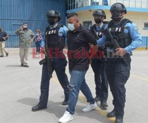 Walter Antonio Matute Raudales se convirtió en el tercer detenido dentro de la investigación por el crimen de la exdiputada. Foto: Estalin Irías/ EL HERALDO