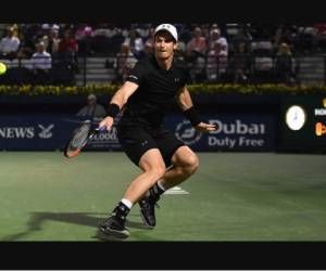 Andy Murray jugando en el abierto de Dubái. Foto: ATP World Tour