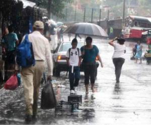 Para este lunes en horas de la tarde se espera el ingreso de una vaguada que dejará lluvias en Honduras.