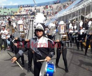 La banda del Central ingresó a eso de las 2:30 de la tarde al Estadio Nacional. Foto: Alejandro Amador / EL HERALDO.