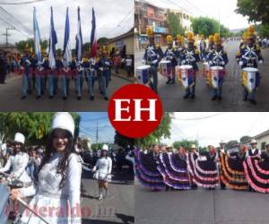 Una jornada de color y alegría se vivió en Comayagua este domingo 15 de septiembre durante los desfiles patrios. Fotos Juan César Díaz| EL HERALDO